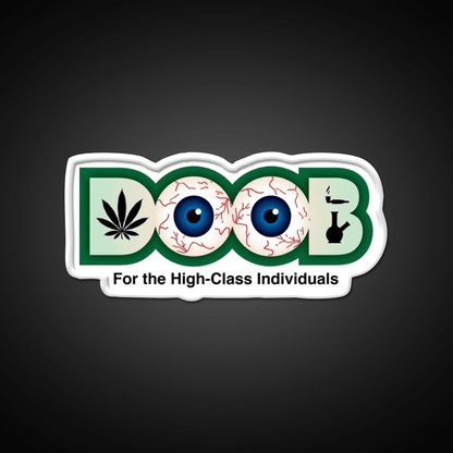 Doob Original Hemp Inspired Green Leaf Led Neon Sign Rgb Color - Shineneon