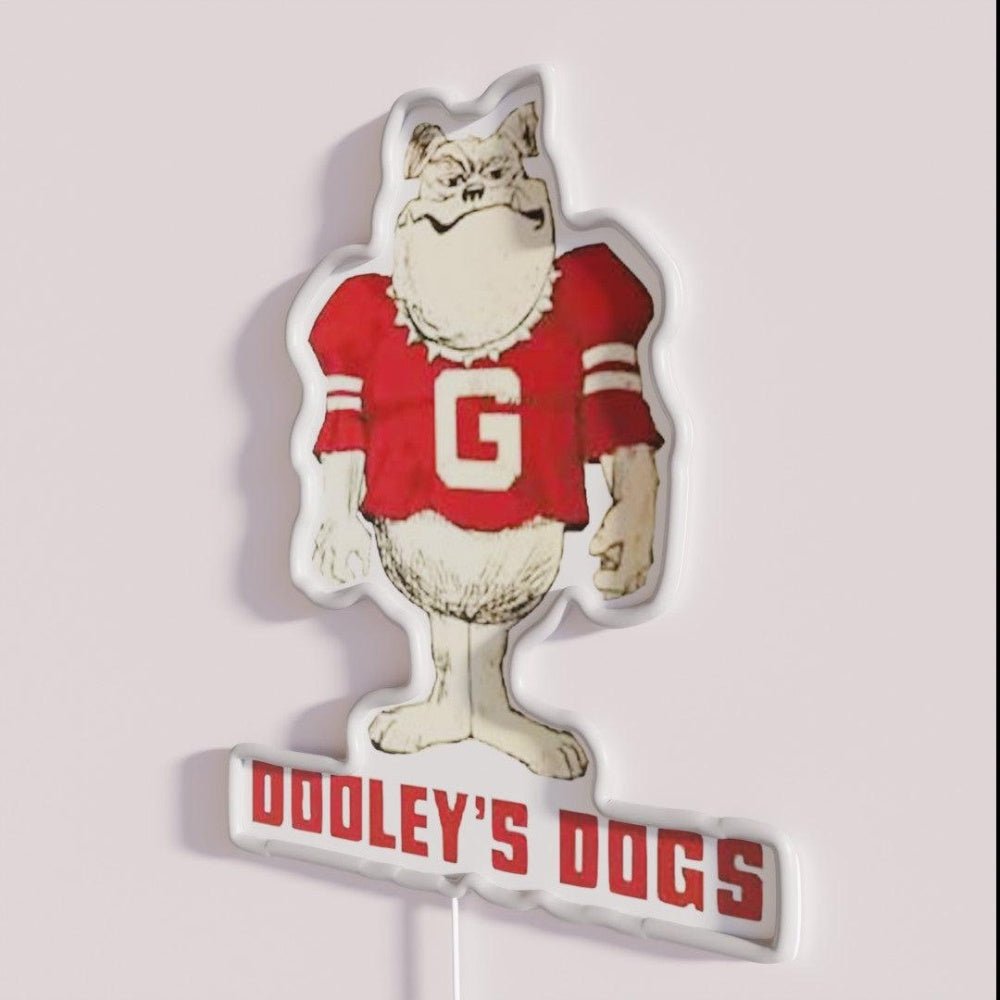 Dooleys Dogs Georgia Rgb Led Neon Sign - Shineneon