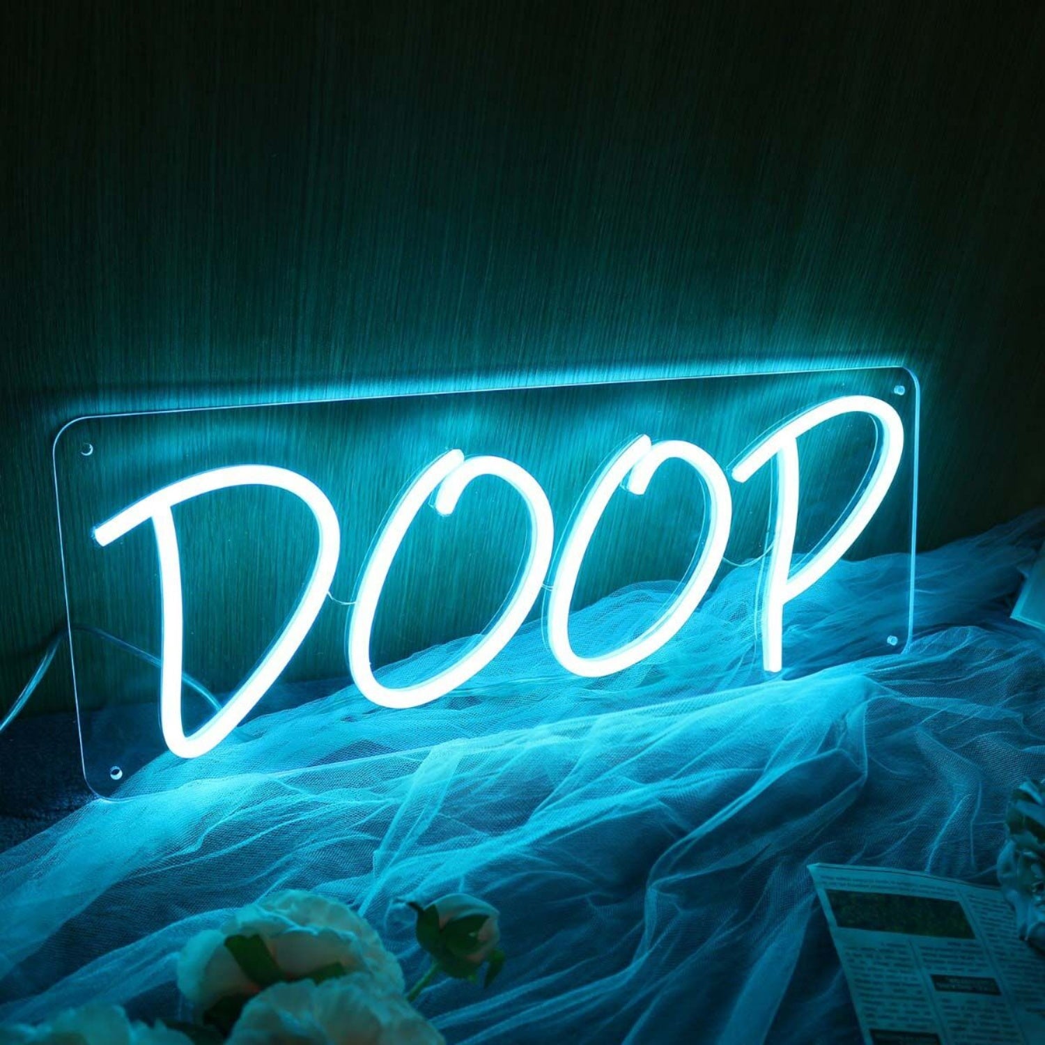 Doop Blue Neon Sign | Shineneon