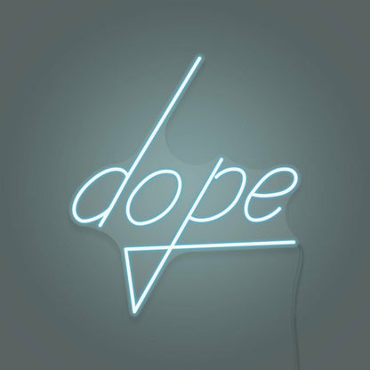 Dope Lettering Neon Cool And Trendy Vibes - Shineneon