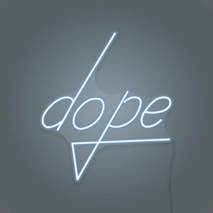 Dope Lettering Neon Cool And Trendy Vibes - Shineneon