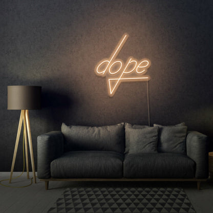 Dope Lettering Neon Cool And Trendy Vibes - Shineneon