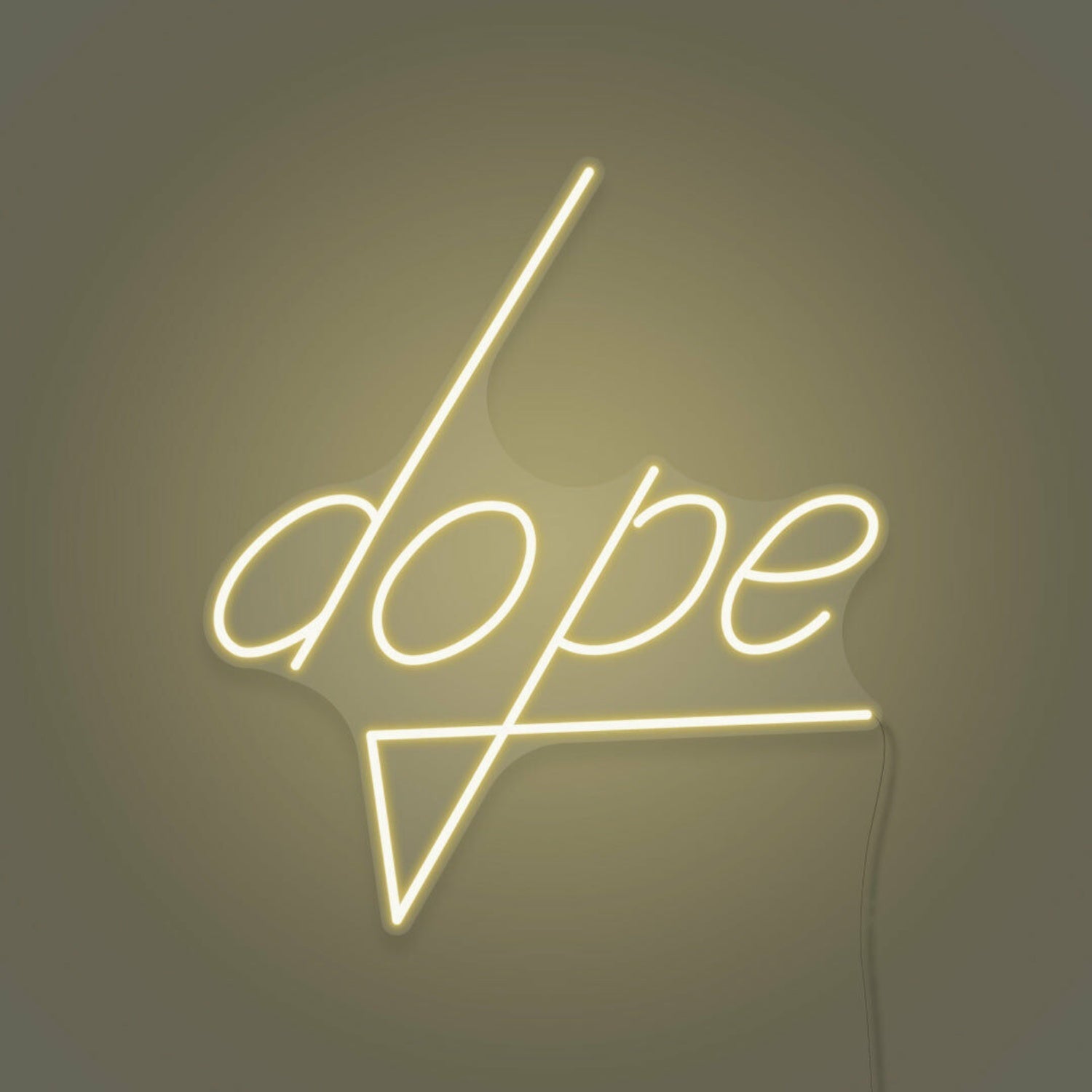 Dope Lettering Neon Cool And Trendy Vibes - Shineneon