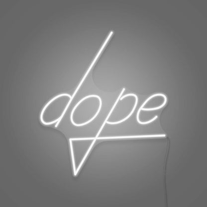 Dope Lettering Neon Cool And Trendy Vibes - Shineneon