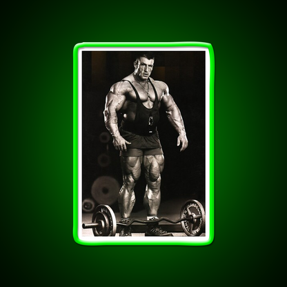 Dorian Yates Bodybuilder Gym Fitness Led Neon Sign Rgb Color