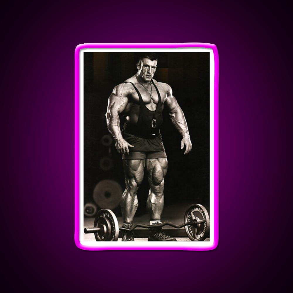 Dorian Yates Bodybuilder Gym Fitness Led Neon Sign Rgb Color