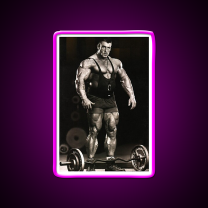 Dorian Yates Bodybuilder Gym Fitness Led Neon Sign Rgb Color