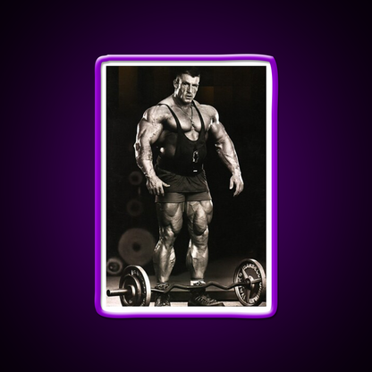 Dorian Yates Bodybuilder Gym Fitness Led Neon Sign Rgb Color