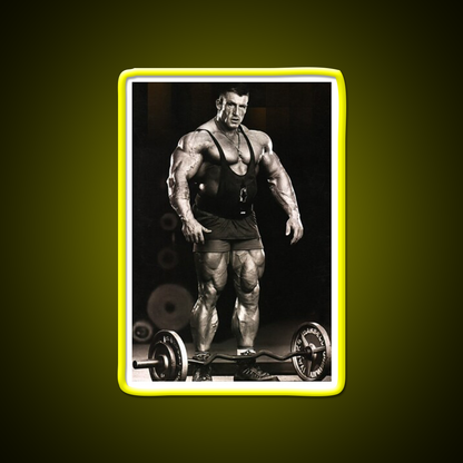 Dorian Yates Bodybuilder Gym Fitness Led Neon Sign Rgb Color