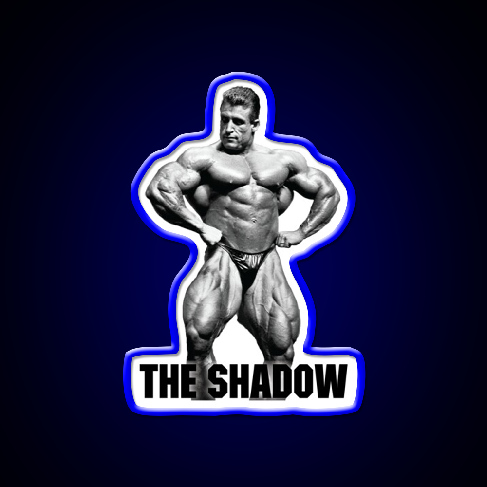 Dorian Yates The Shadow Ns Gym Fitness Led Neon Sign Rgb Color