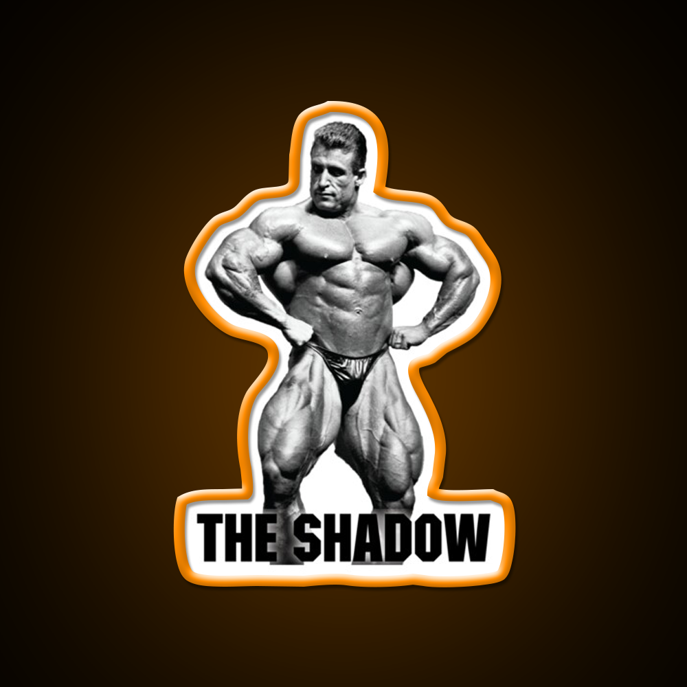 Dorian Yates The Shadow Ns Gym Fitness Led Neon Sign Rgb Color
