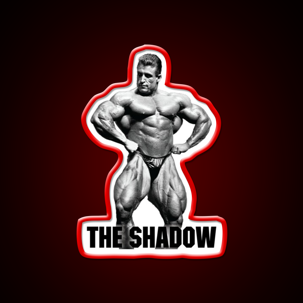 Dorian Yates The Shadow Ns Gym Fitness Led Neon Sign Rgb Color