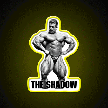 Dorian Yates The Shadow Ns Gym Fitness Led Neon Sign Rgb Color