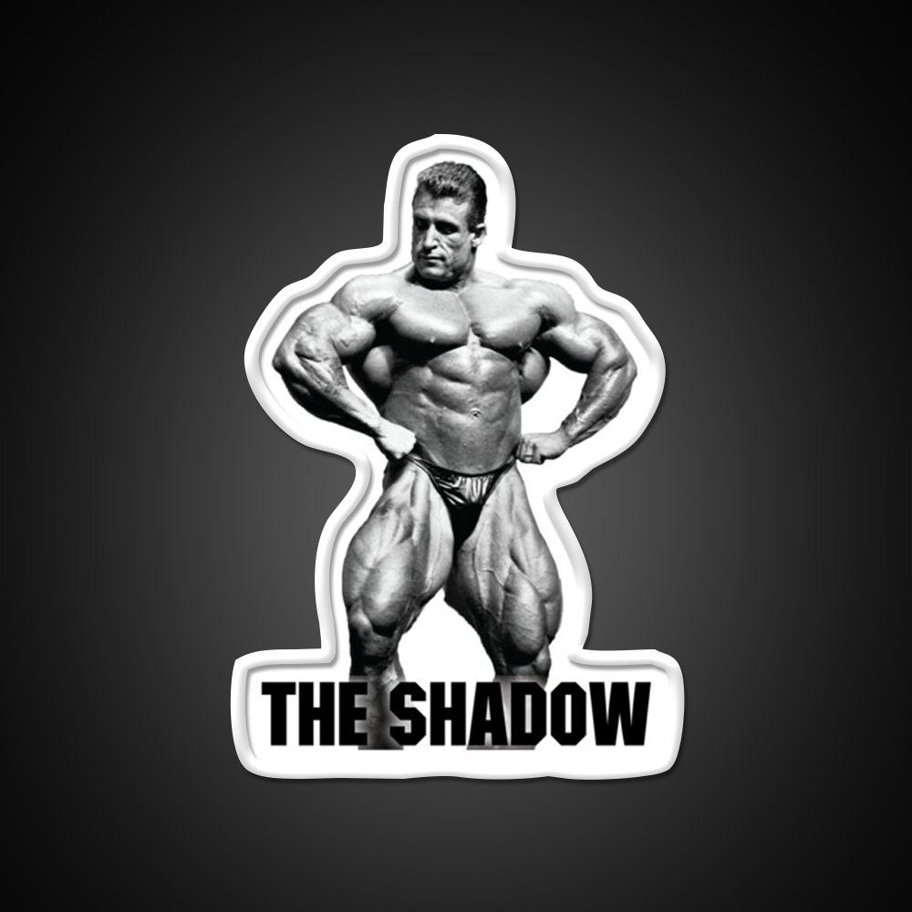 Dorian Yates The Shadow Ns Gym Fitness Led Neon Sign Rgb Color