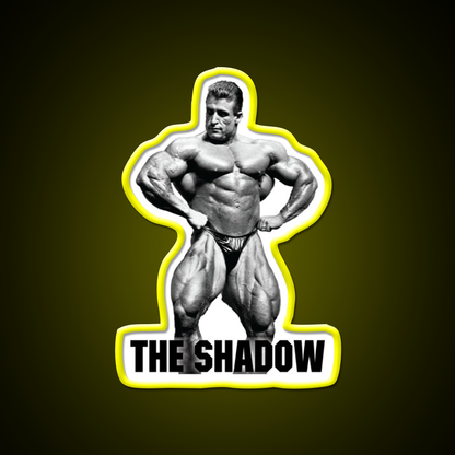 Dorian Yates The Shadow Ns Gym Fitness Led Neon Sign Rgb Color
