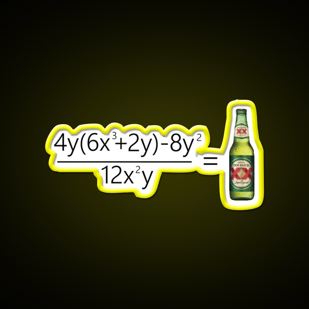 Dos Equis Beer Bar Decor Led Neon Sign Rgb Color