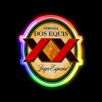 Dos Equis Essential Beer Bar Decor Led Neon Sign Rgb Color