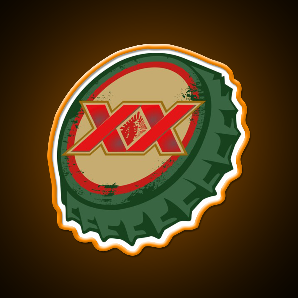 Dos Equis Mexican Beer Cap Beer Bar Decor Led Neon Sign Rgb Color