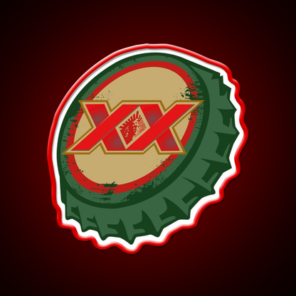 Dos Equis Mexican Beer Cap Beer Bar Decor Led Neon Sign Rgb Color
