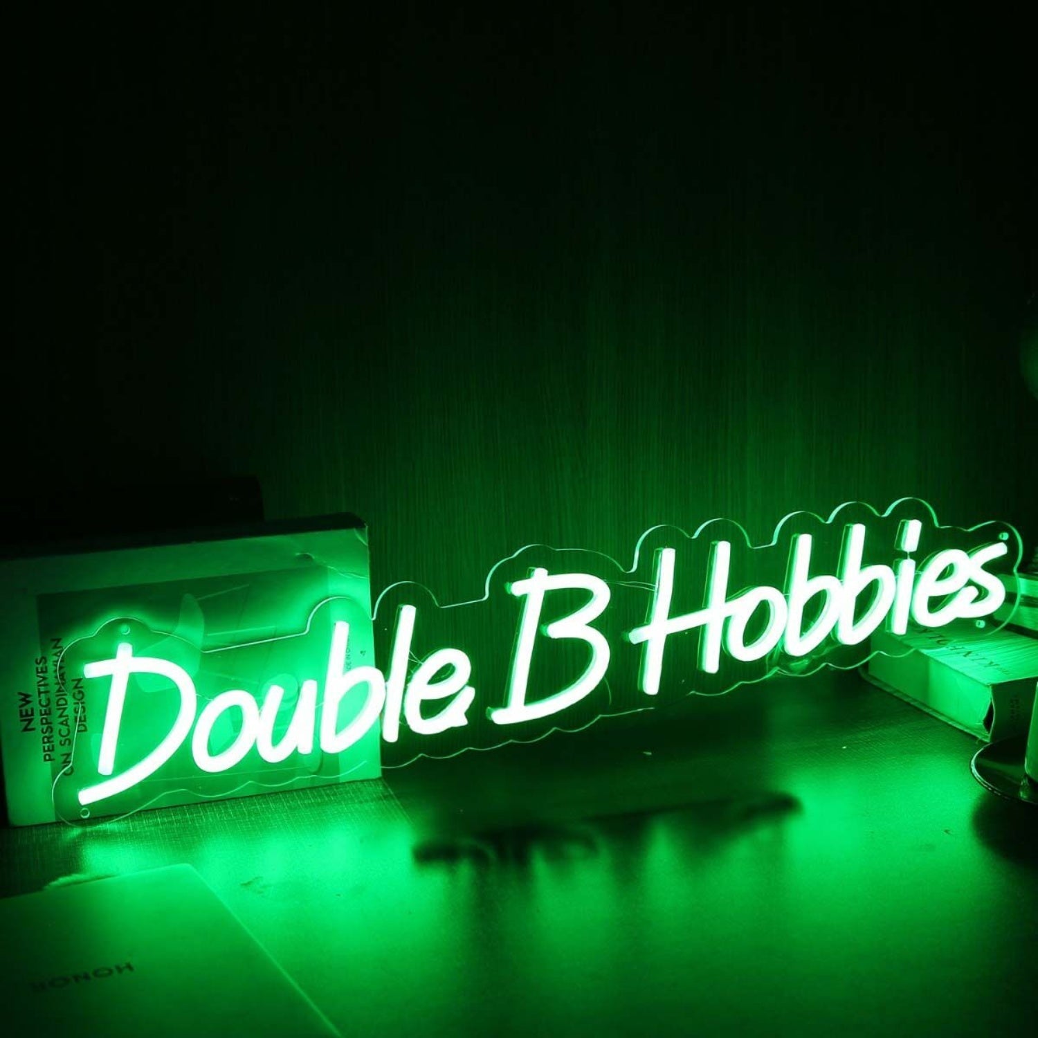 Double B Hobbies Green Led Neon Sign - Shineneon