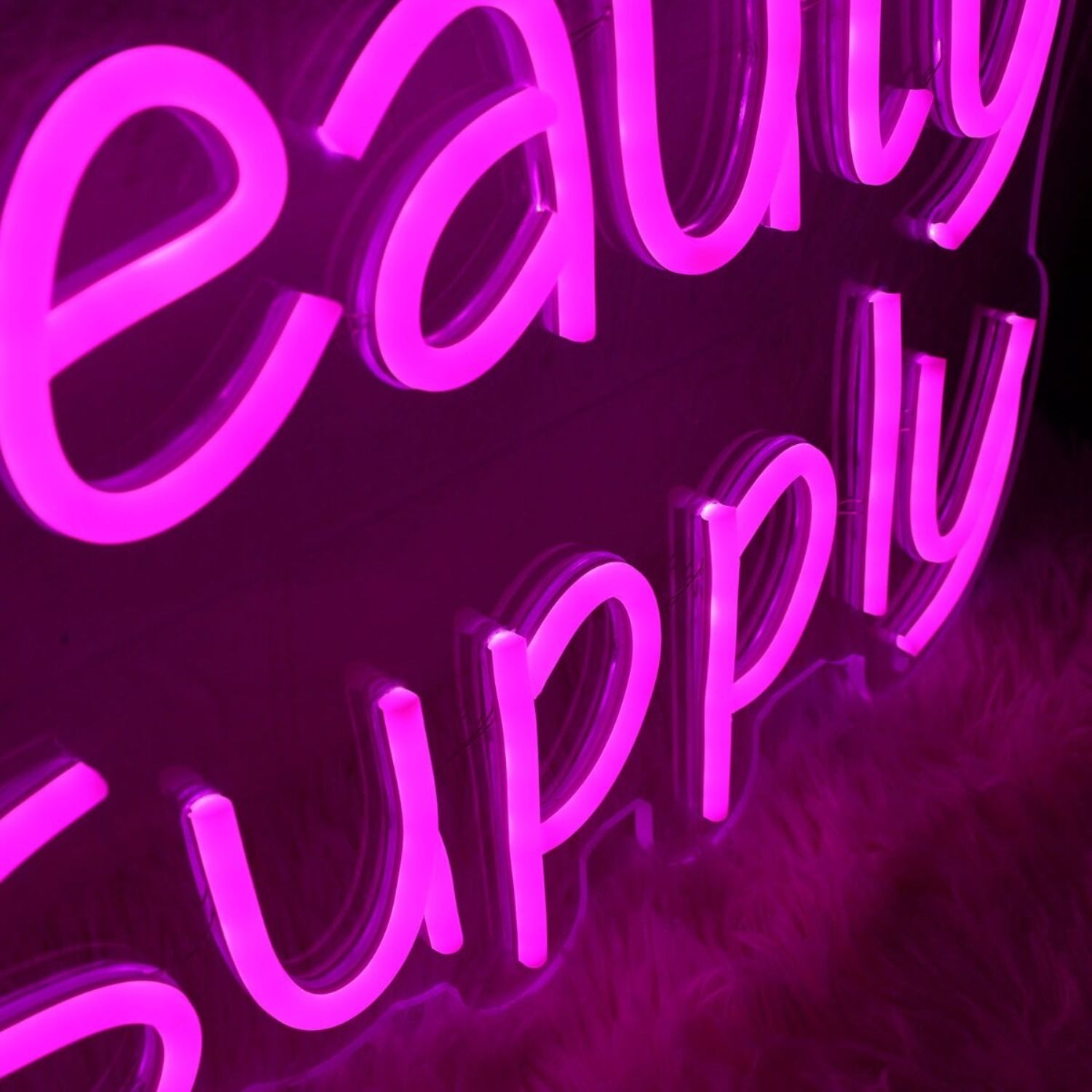 Double Beauty Beauty Supply Pink Led Neon Sign | Shineneon