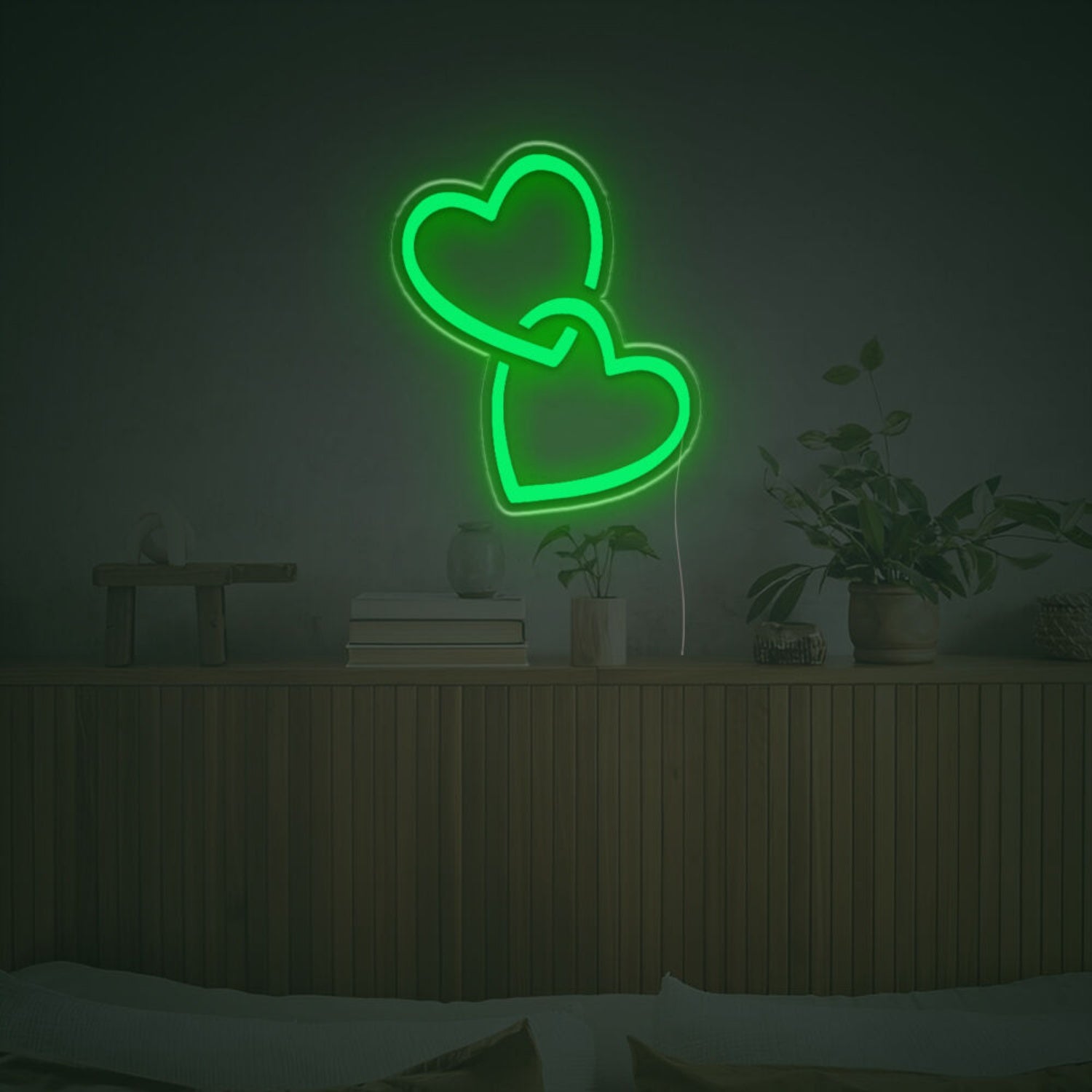 Double Heart Led Neon Sign | Shineneon