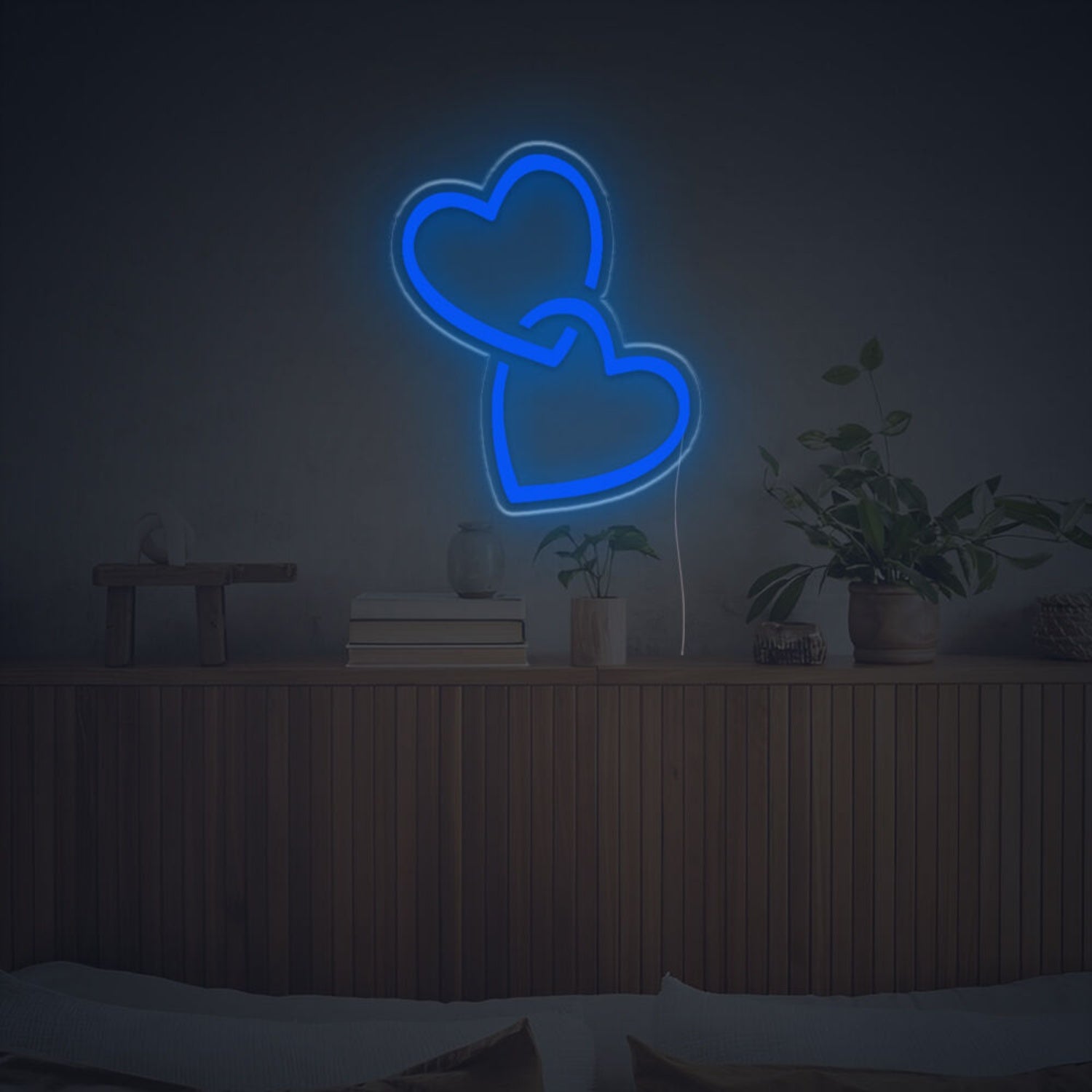 Double Heart Led Neon Sign | Shineneon