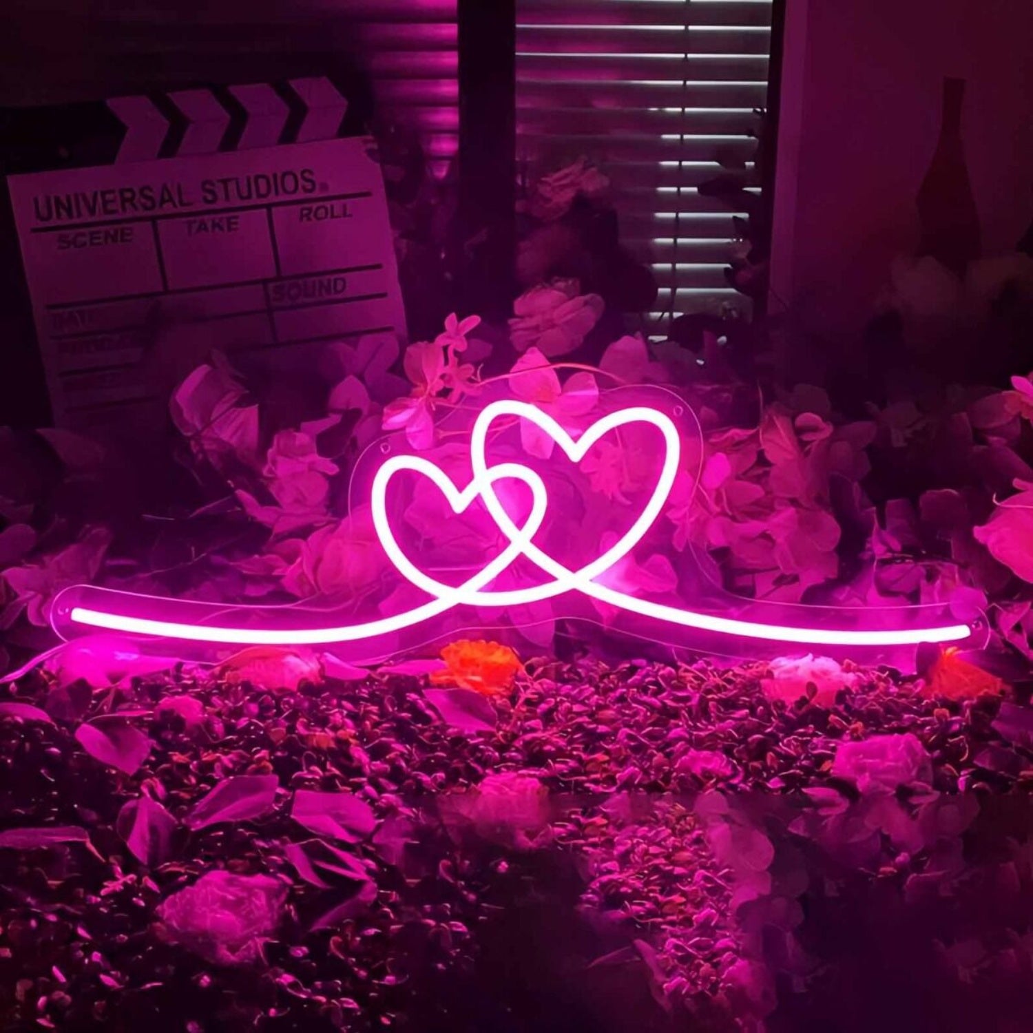 Double Heart Neon Sign | Shineneon