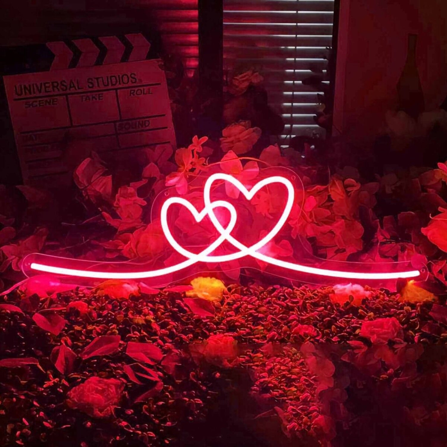 Double Heart Neon Sign | Shineneon