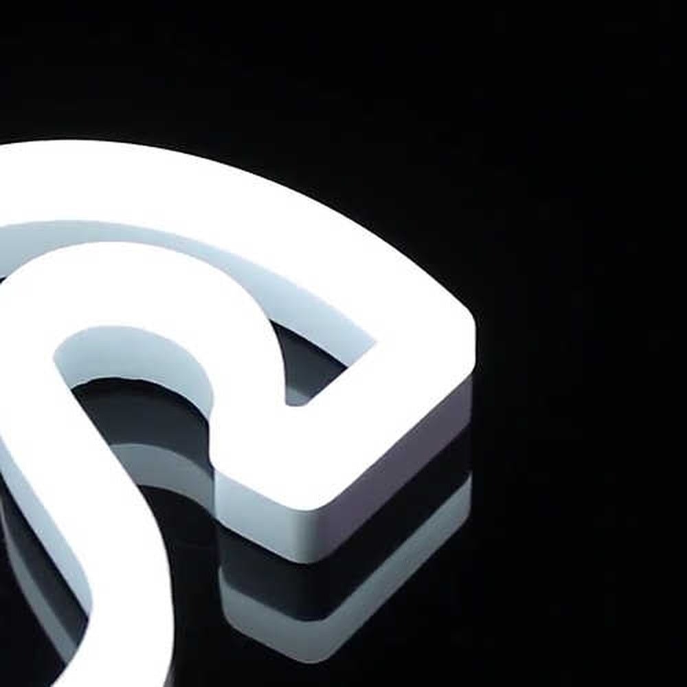 Double Line S 3D Frontlit And Backlit Channel Letter Led Light Sign - Shineneon