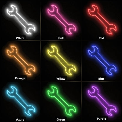 Double Open End Wrench Vintage LED Neon Sign - Shineneon