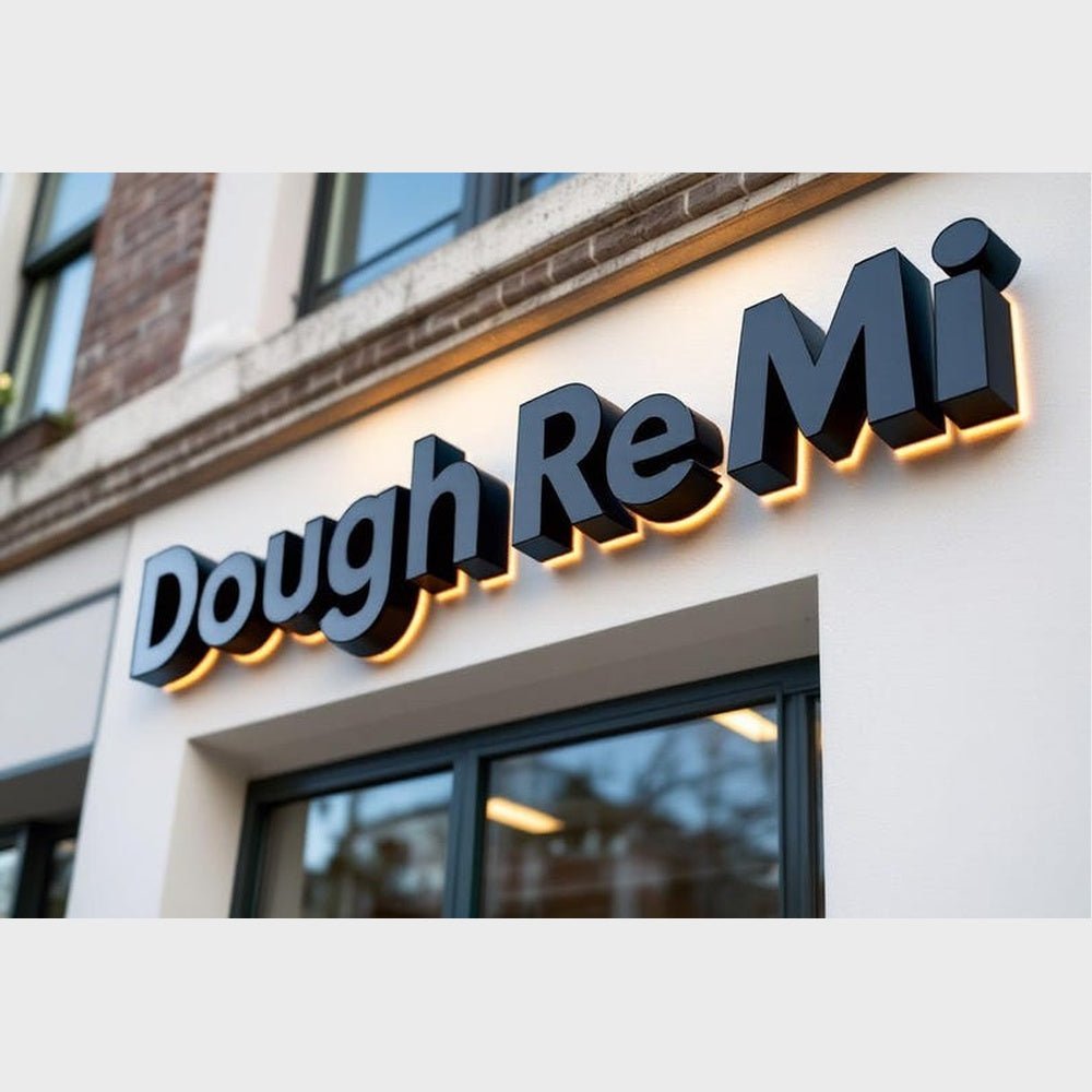 Dough Re Mi 3D Backlit Channel Letters Led Light Sign - Shineneon