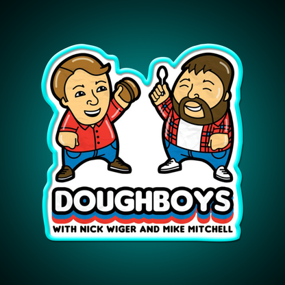 Doughboys Fast Food Led Neon Sign For Burger Place Rgb Color