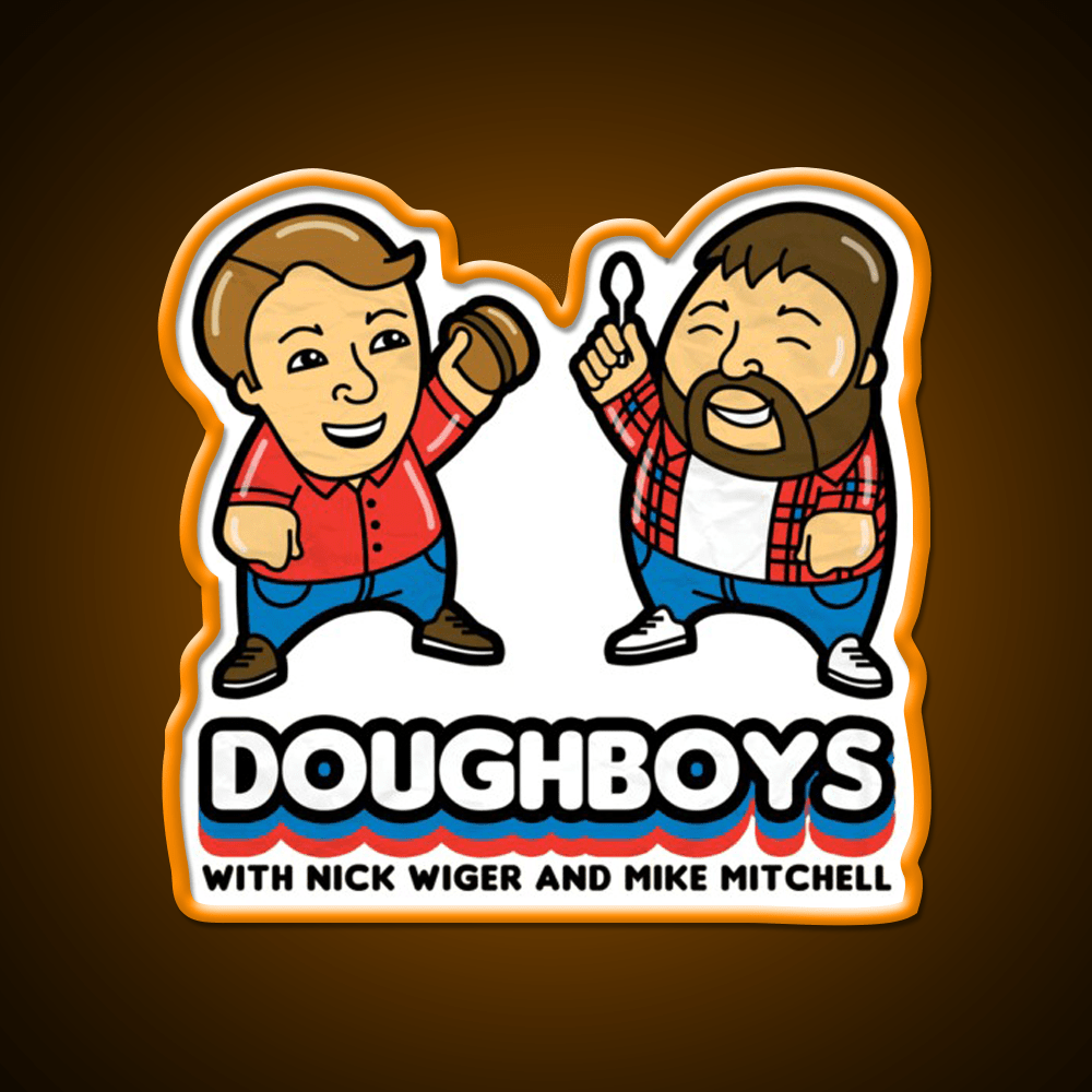 Doughboys Fast Food Led Neon Sign For Burger Place Rgb Color - Shineneon