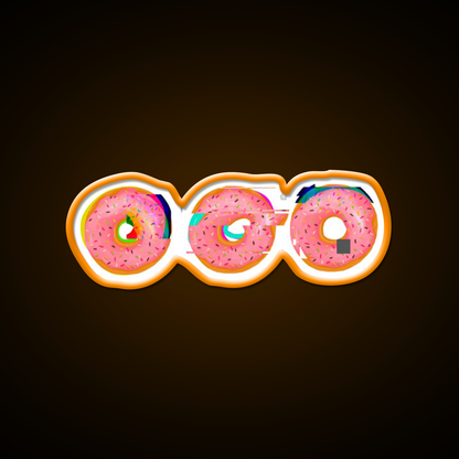 Doughnut Snack Food Led Neon Sign Rgb Color