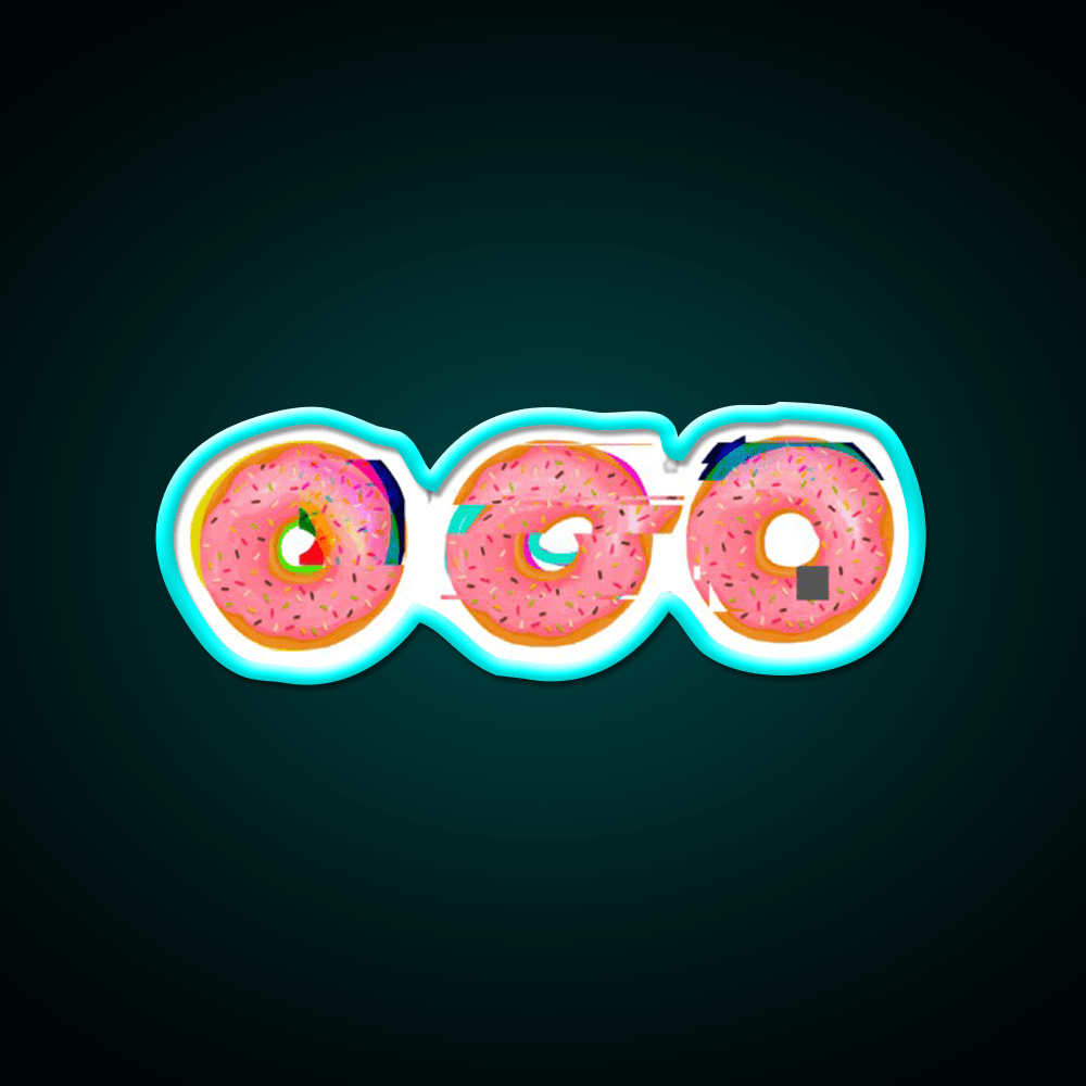 Doughnut Snack Food Led Neon Sign Rgb Color - Shineneon