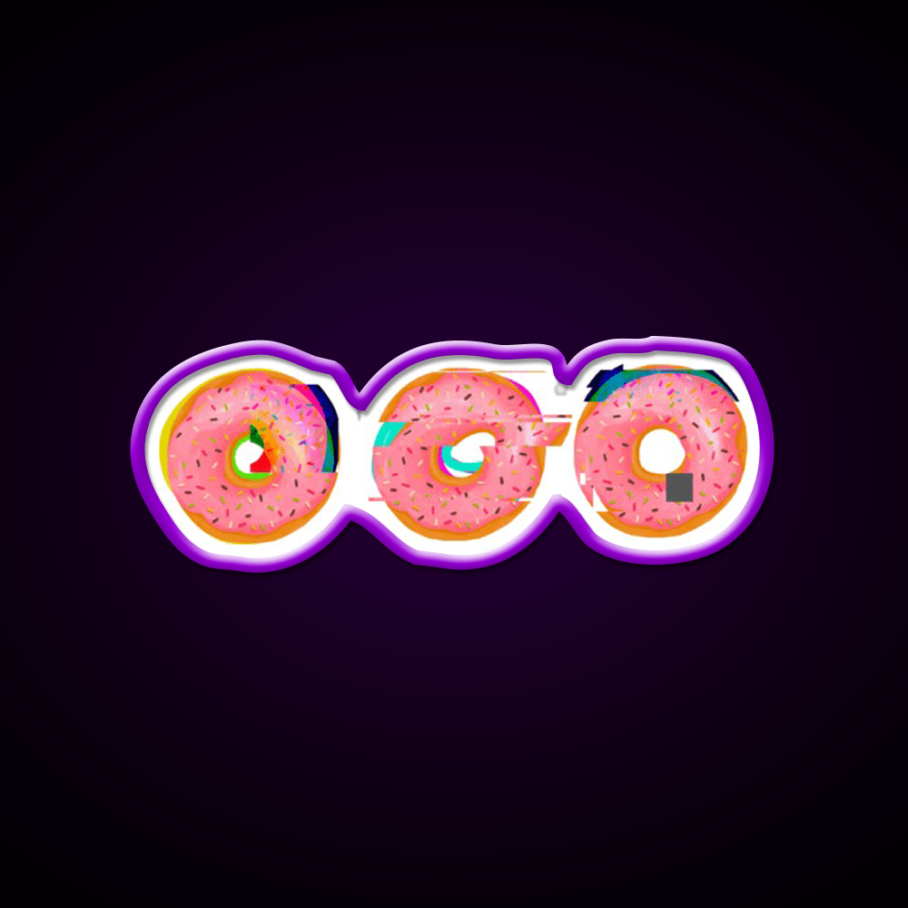 Doughnut Snack Food Led Neon Sign Rgb Color - Shineneon