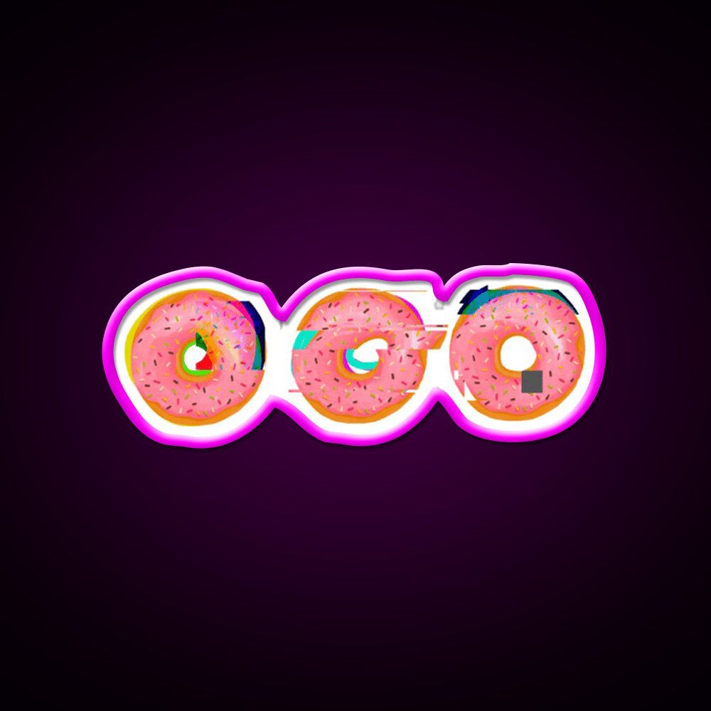 Doughnut Snack Food Led Neon Sign Rgb Color - Shineneon