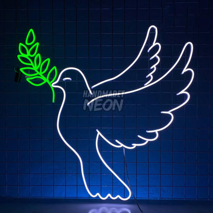 Dove Bird Led Neon Sign Wall Art | Shineneon