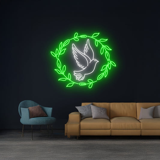 Dove Led Neon Sign