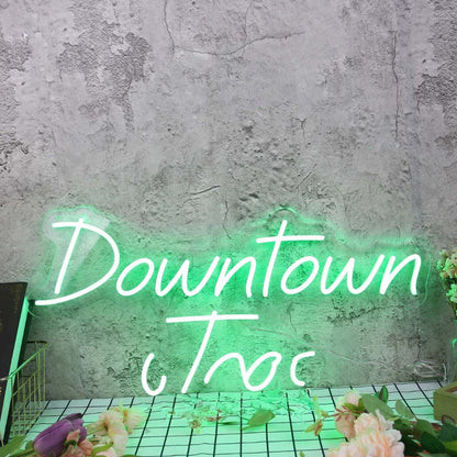 Downtown Joes Green Led Neon Sign - Shineneon