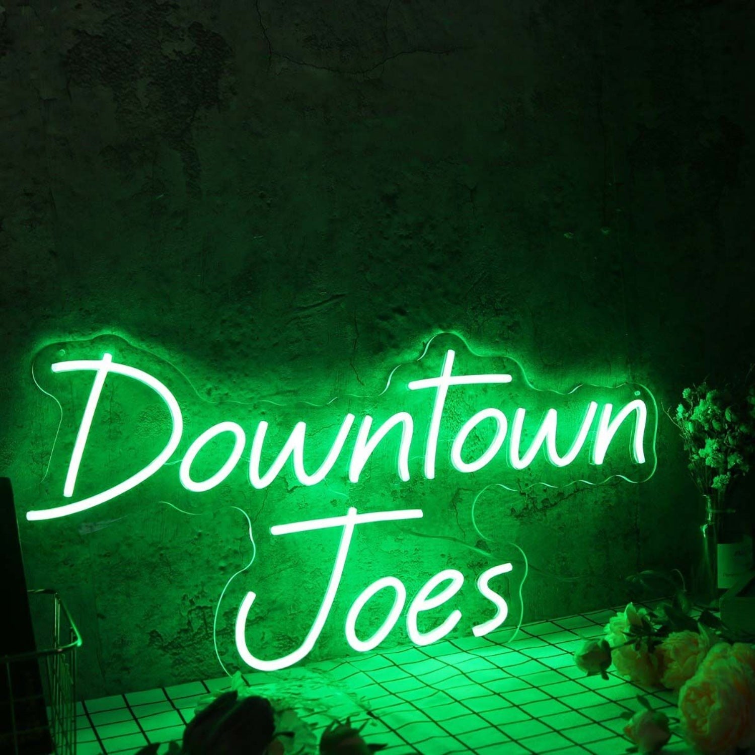Downtown Joes Green Led Neon Sign - Shineneon