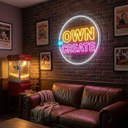Downtown Theatre Wall Decor LED Neon Sign - 03 Real Lifestyle Scene