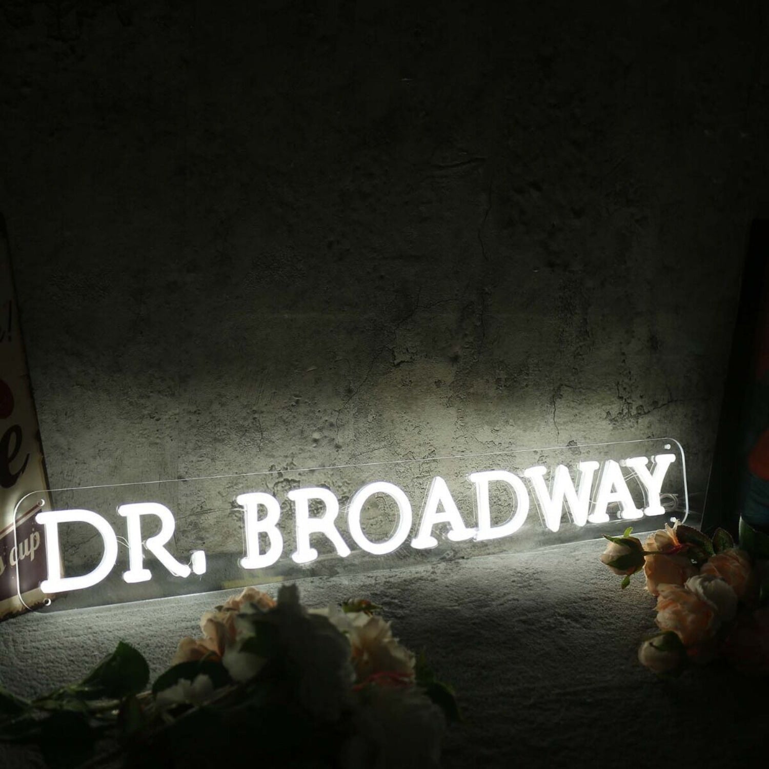 Dr Broadway White Led Neon Sign - Shineneon
