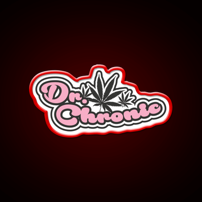 Dr Chronic Seeds Hemp Inspired Green Leaf Led Neon Sign Rgb Color - Shineneon