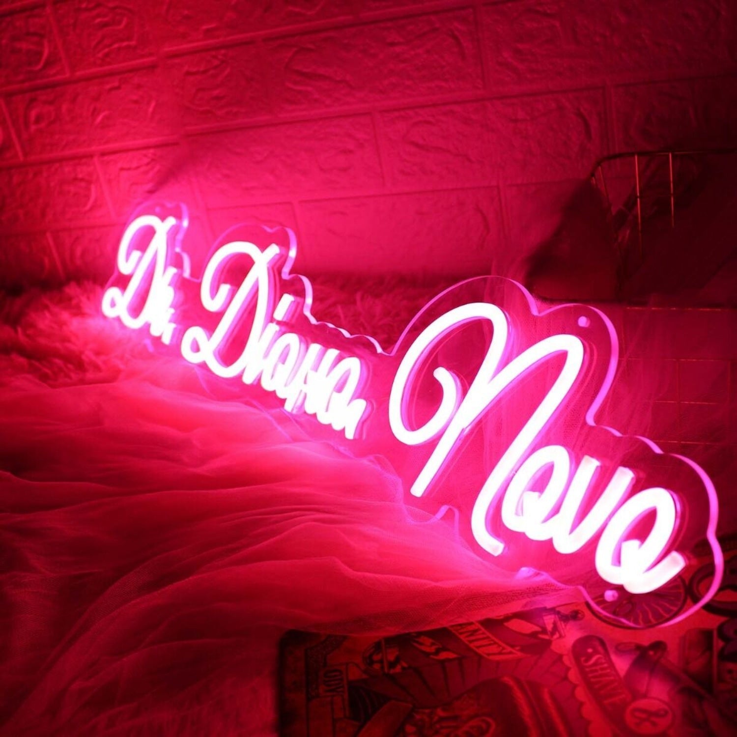 Dr Diana Novo Red Led Neon Sign - Shineneon