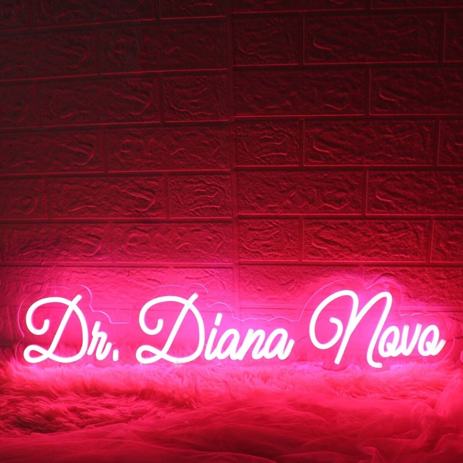 Dr Diana Novo Red Led Neon Sign - Shineneon