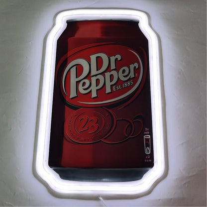 Dr Pepper Rgb Led Neon Sign Pop Wall Art - Shineneon