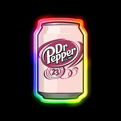 Dr Pepper Snack Food Led Neon Sign Rgb Color