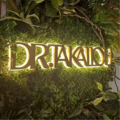 Dr Takallou 3D Backlit Channel Letters Led Light Sign - Shineneon